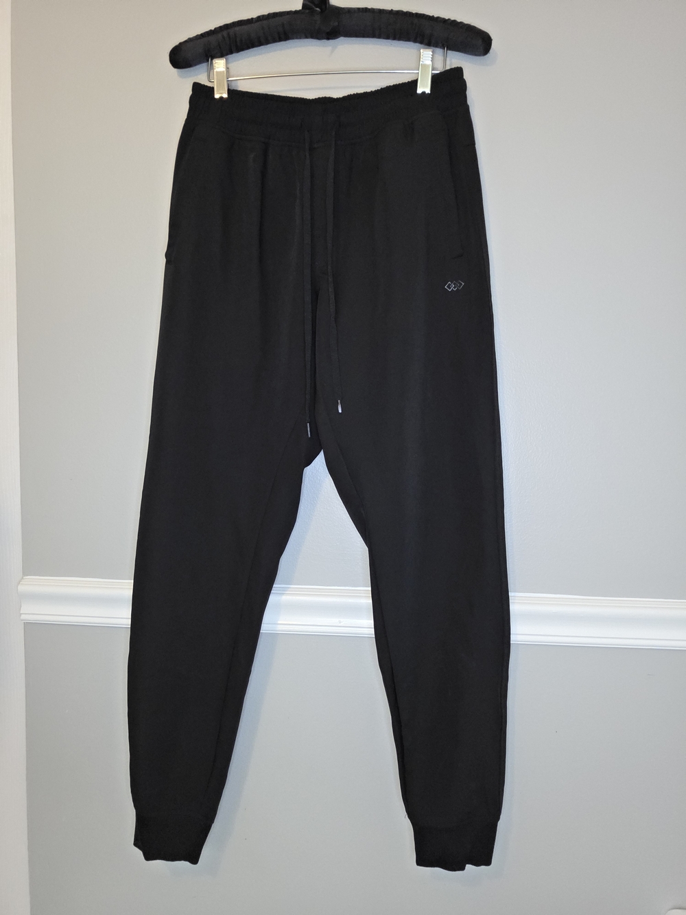 Black Women's Jogger Pants with Drawstring Waist